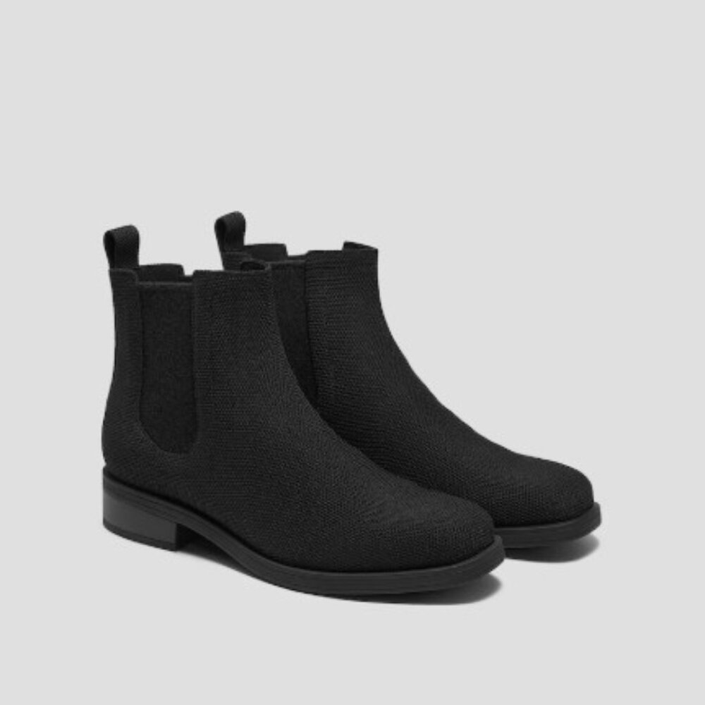 Vivaia Square-Toe Ankle Chelsea Boots (Clara) Size 40.5/9-9.5 NEW In Box